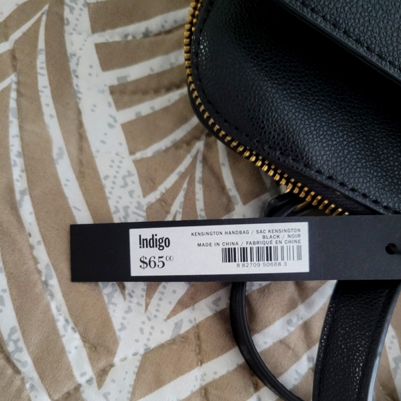 * Brand New * Indigo Kensington Handbag - Black - Picture 1 of 3